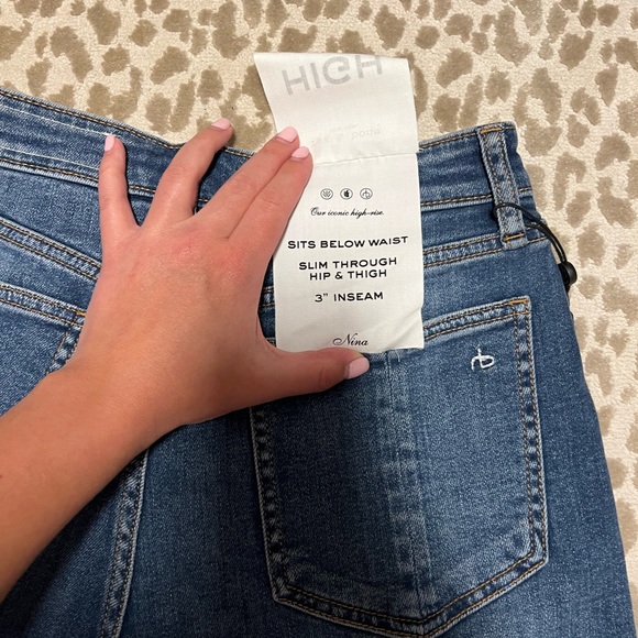 Rag & Bone high rise shorts sz 27 NWT - Picture 5 of 7